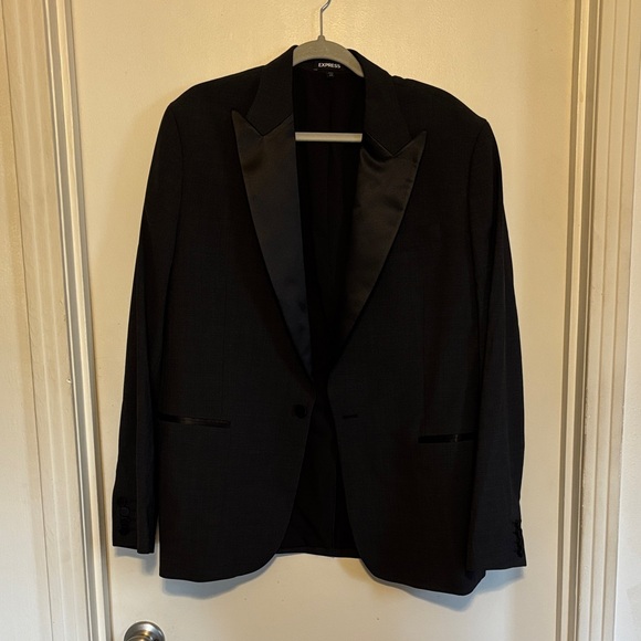 Express Other - Express Sleek Black Tuxedo Blazer